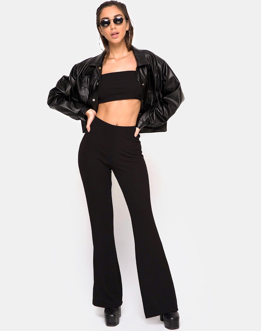 Imagen de Camiseta Bomb Tube Top Negro Jumbo Rib