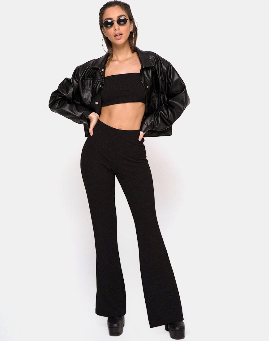Pantalón Herlom Flare Negro