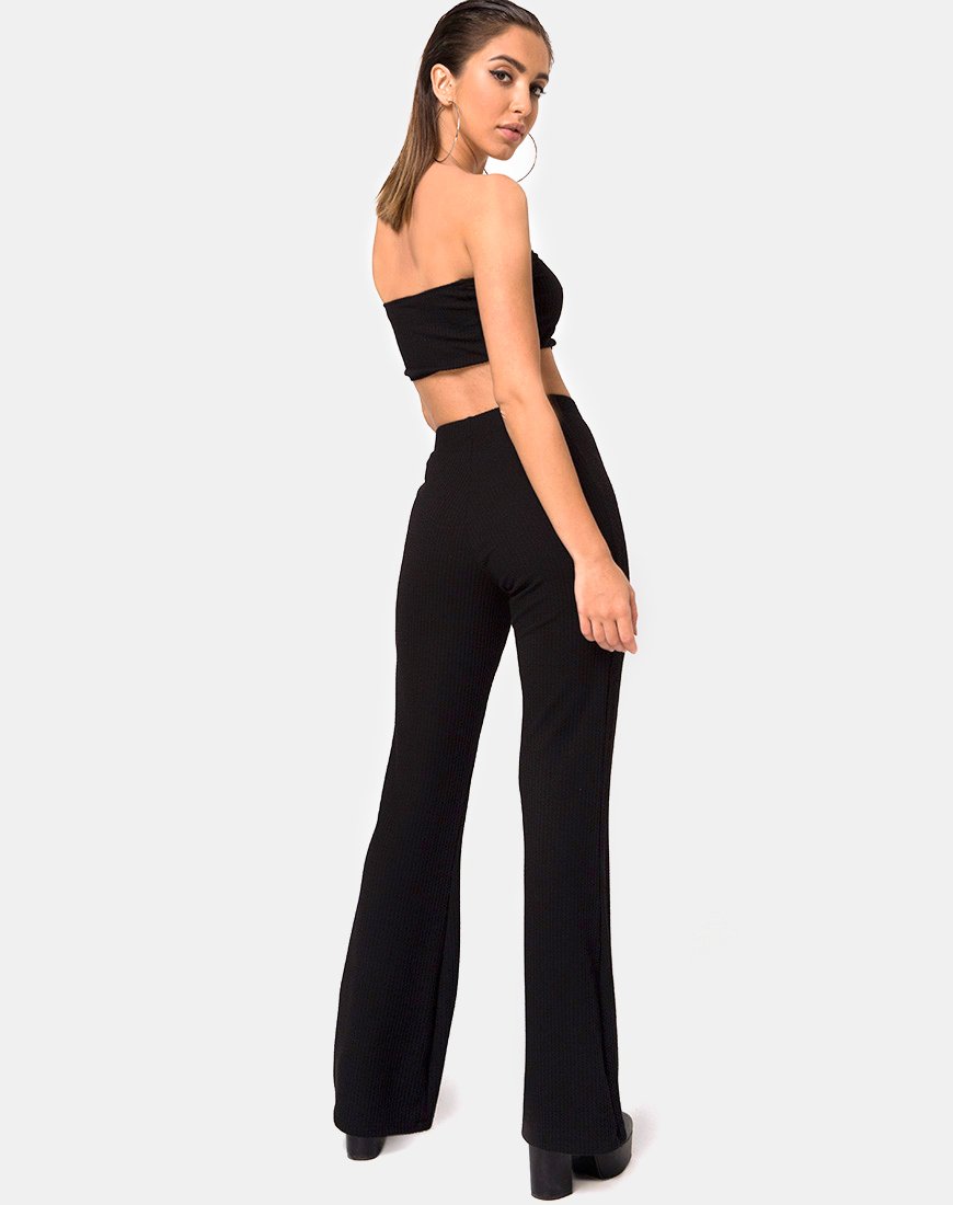 Imagen de Camiseta Bomb Tube Top Negro Jumbo Rib