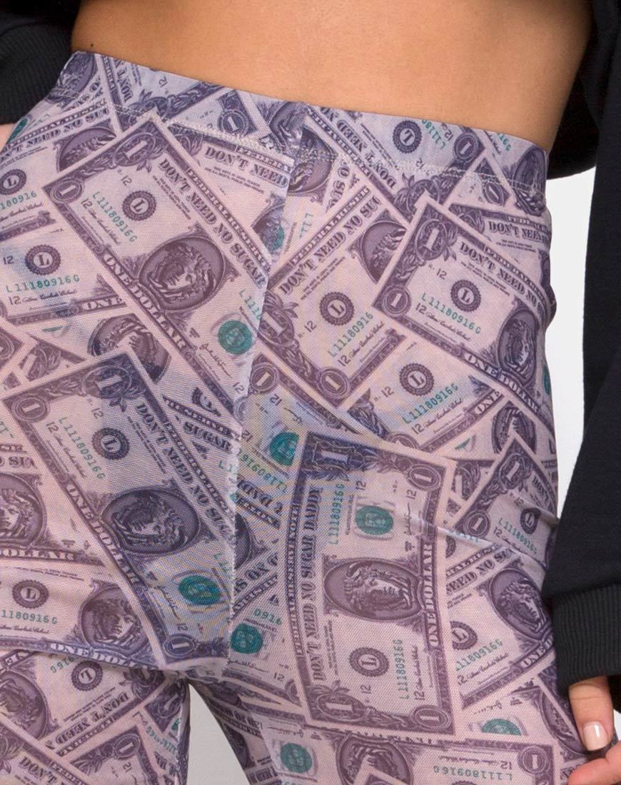 Imagen del pantalón Herlom en billete de dólar