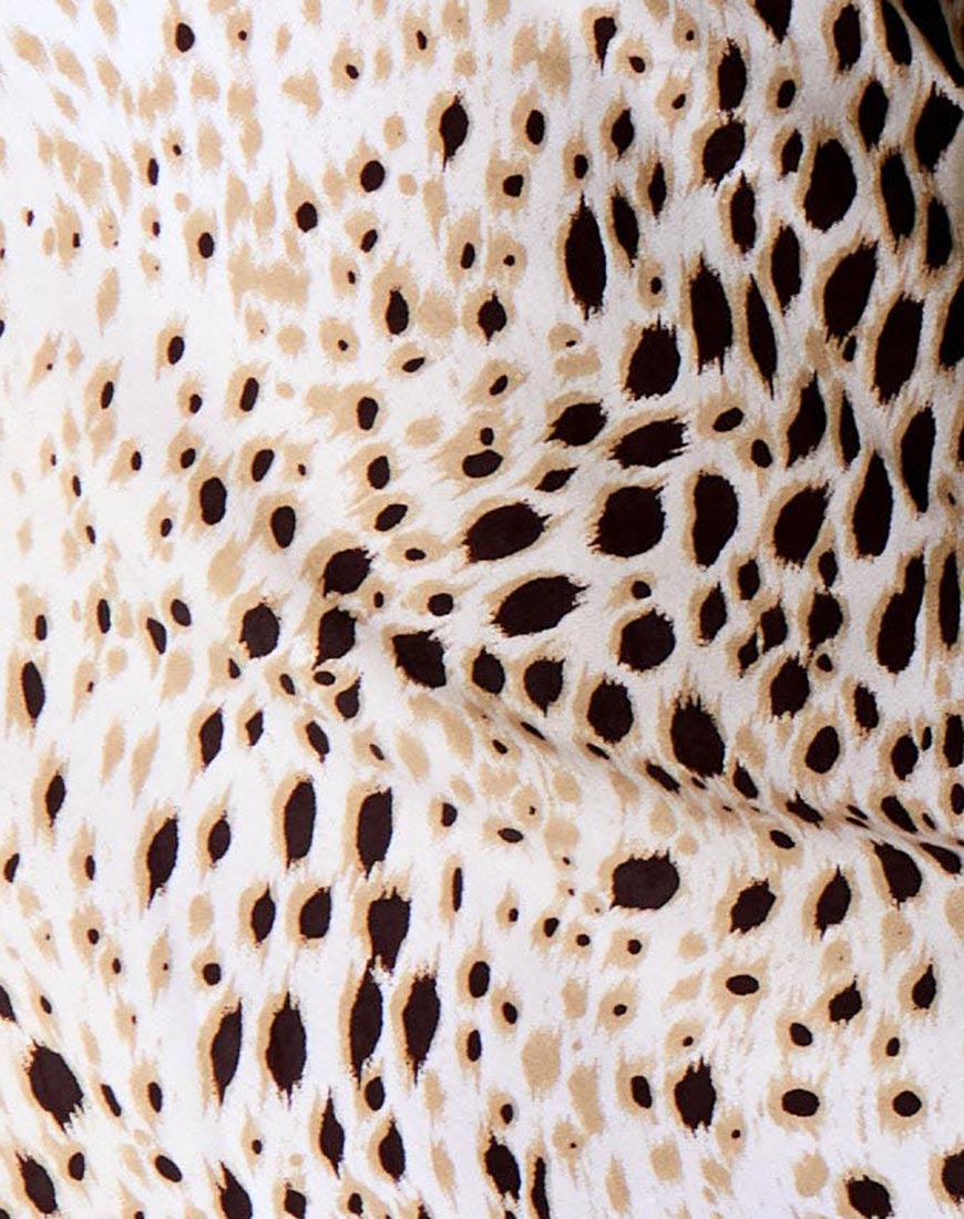 Imagen de Hian Maxi Dress in Sand Leopard