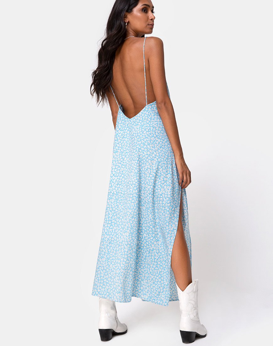 Imagen del vestido Hime en Ditsy Rose Blue