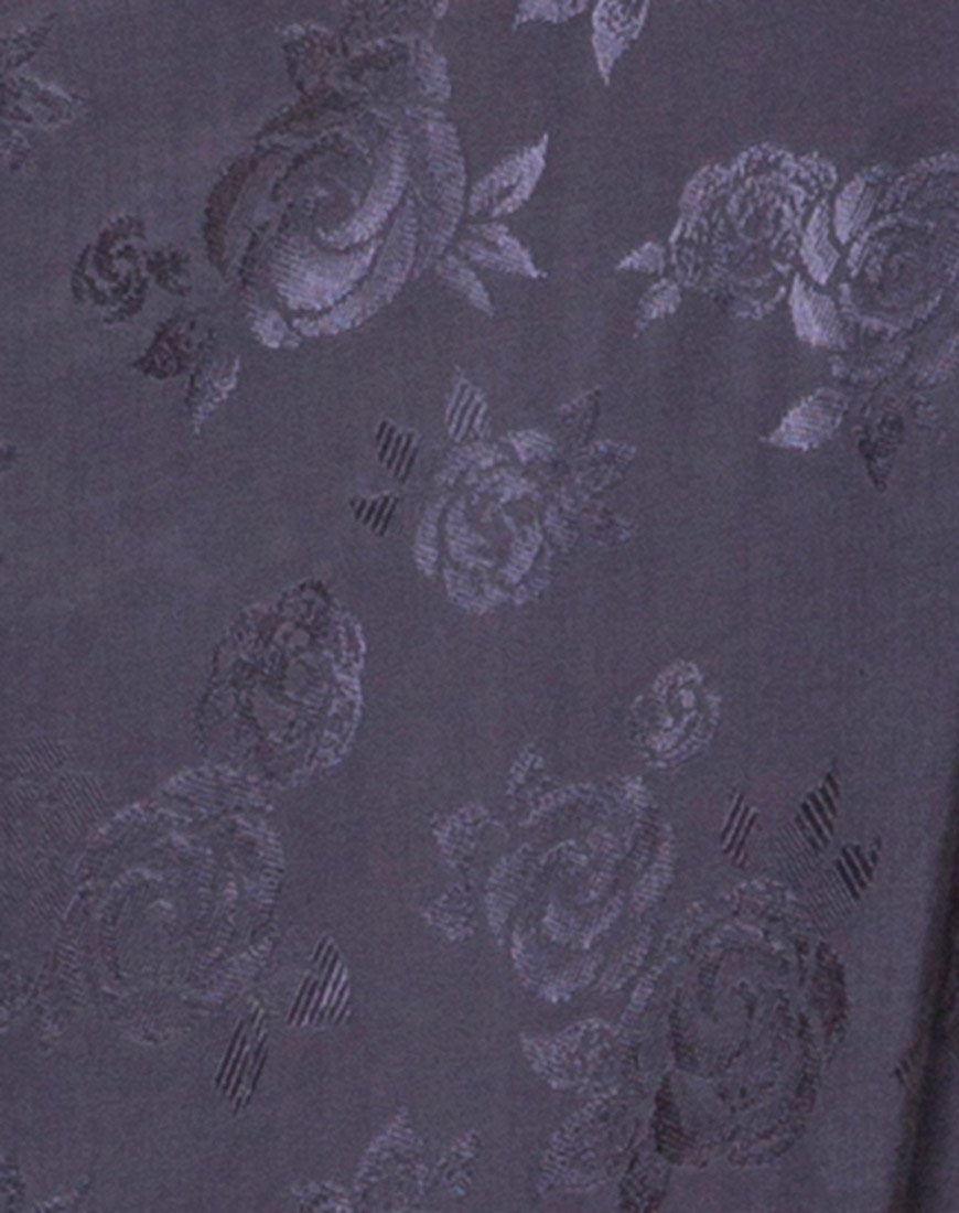 Imagen de Hime Maxi Dress in Satin Grey Rose