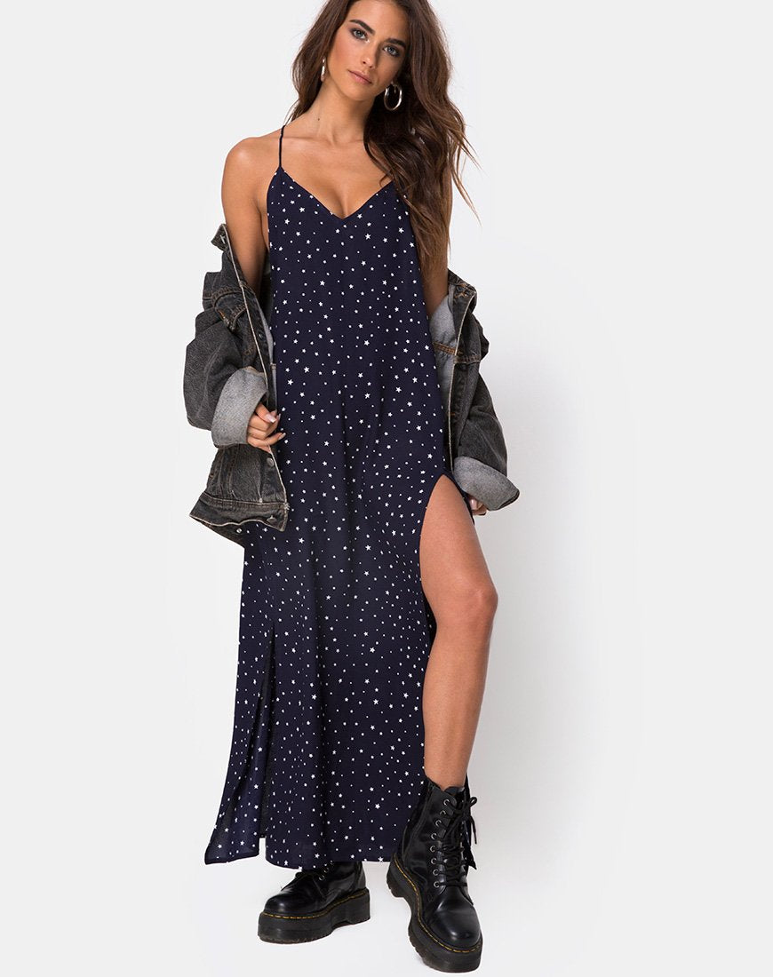 Imagen del vestido Hime en azul marino Starstruck