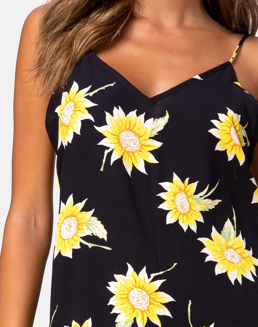 Imagen de Hime Maxi Dress in Sunny Days Negro