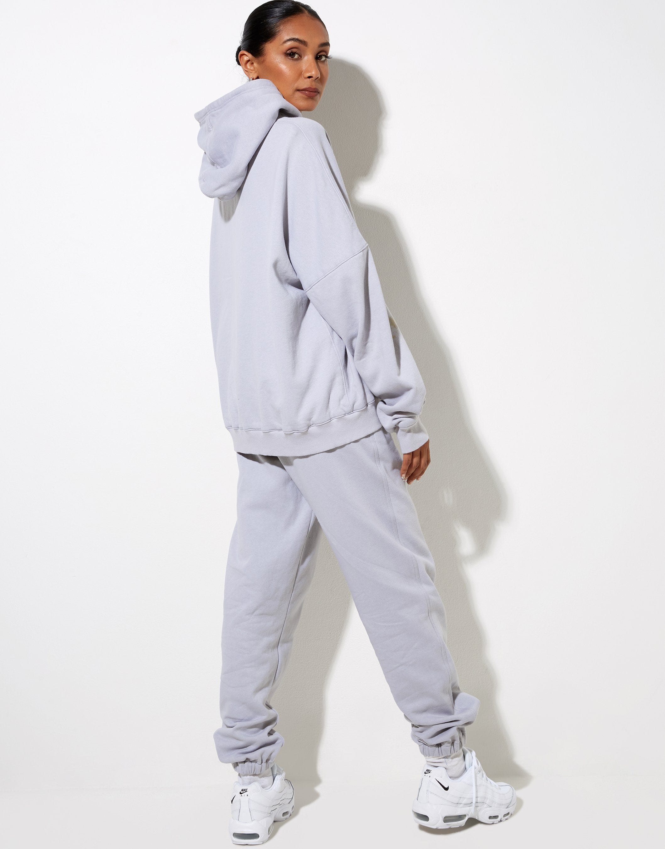 Imagen de Hollack Hoodie in Lunar Rock with Motel Work Clothing Label Embro