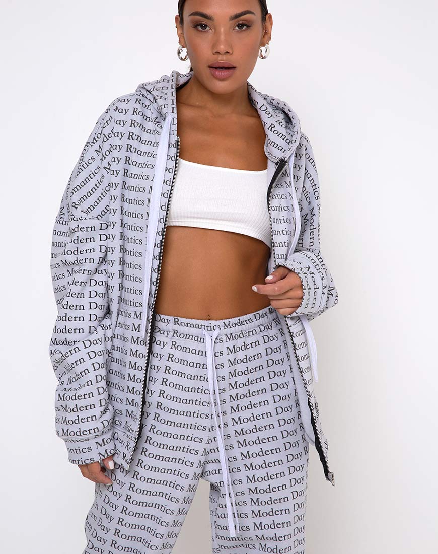Imagen de Hollack Sudadera con capucha en Modern Day Romantics Gris
