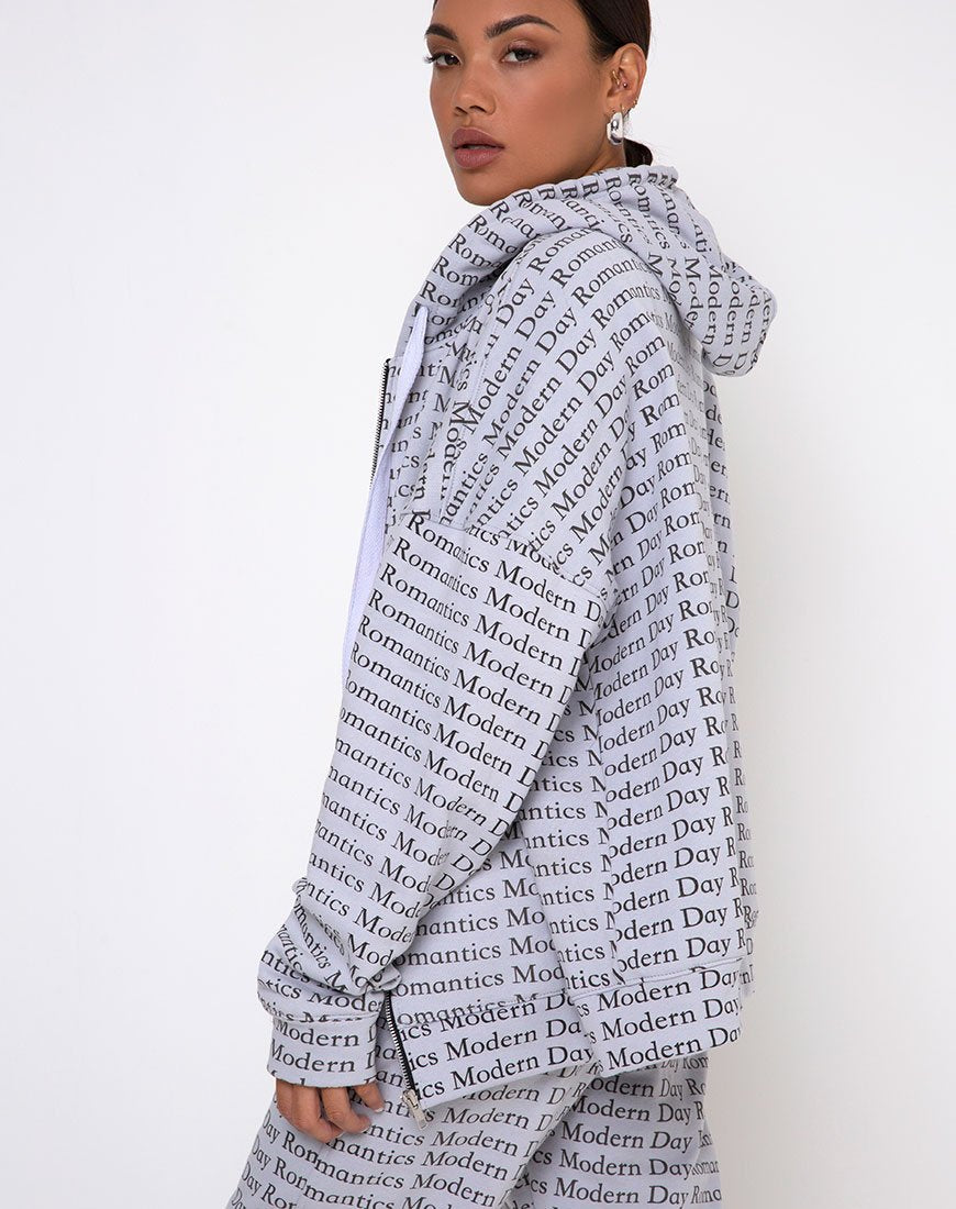 Imagen de Hollack Sudadera con capucha en Modern Day Romantics Gris