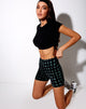 Imagen de Hot Pant en Hidden Charm Negro y Peppermint