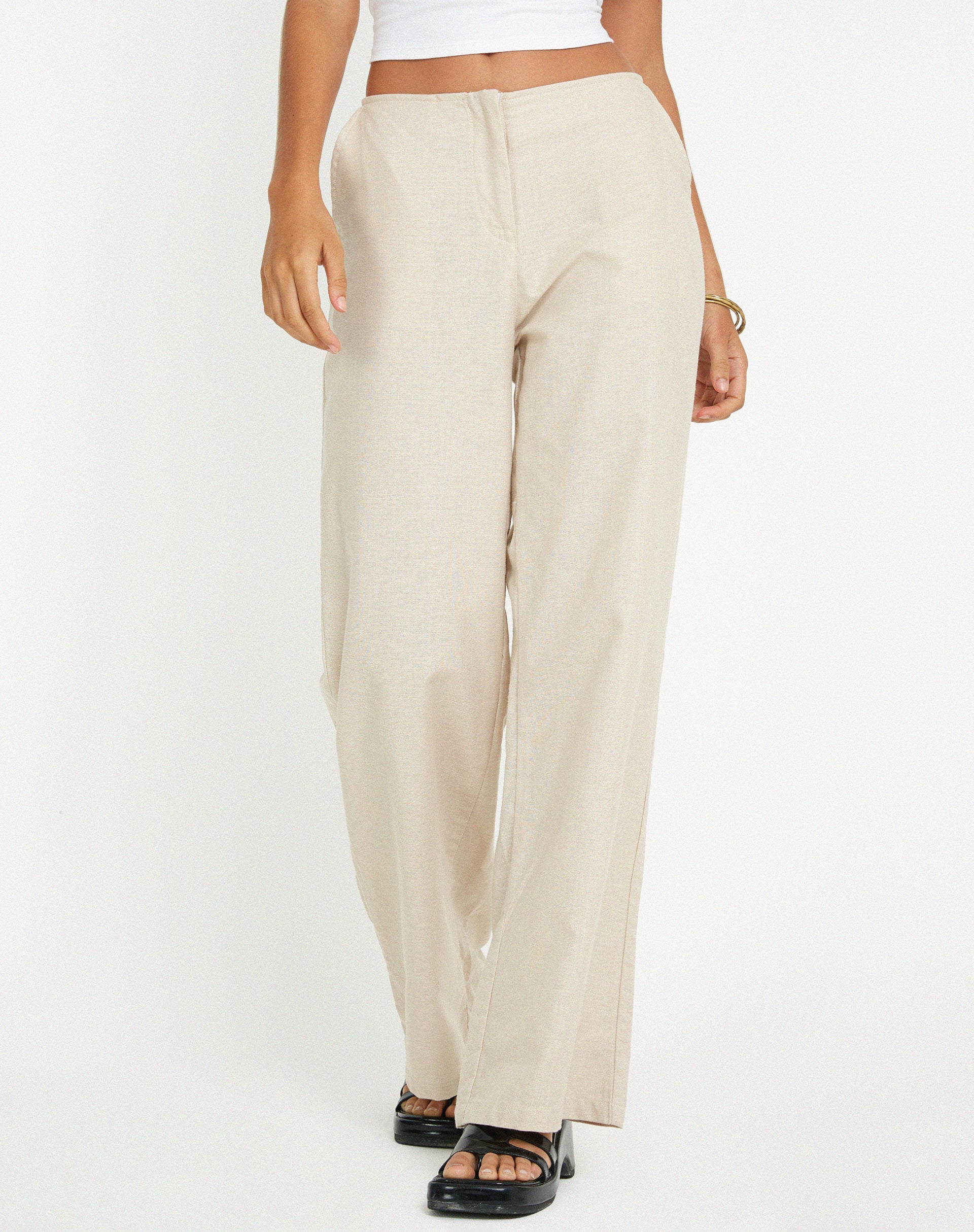 imagen de Idama Wide Leg Trouser en color crudo