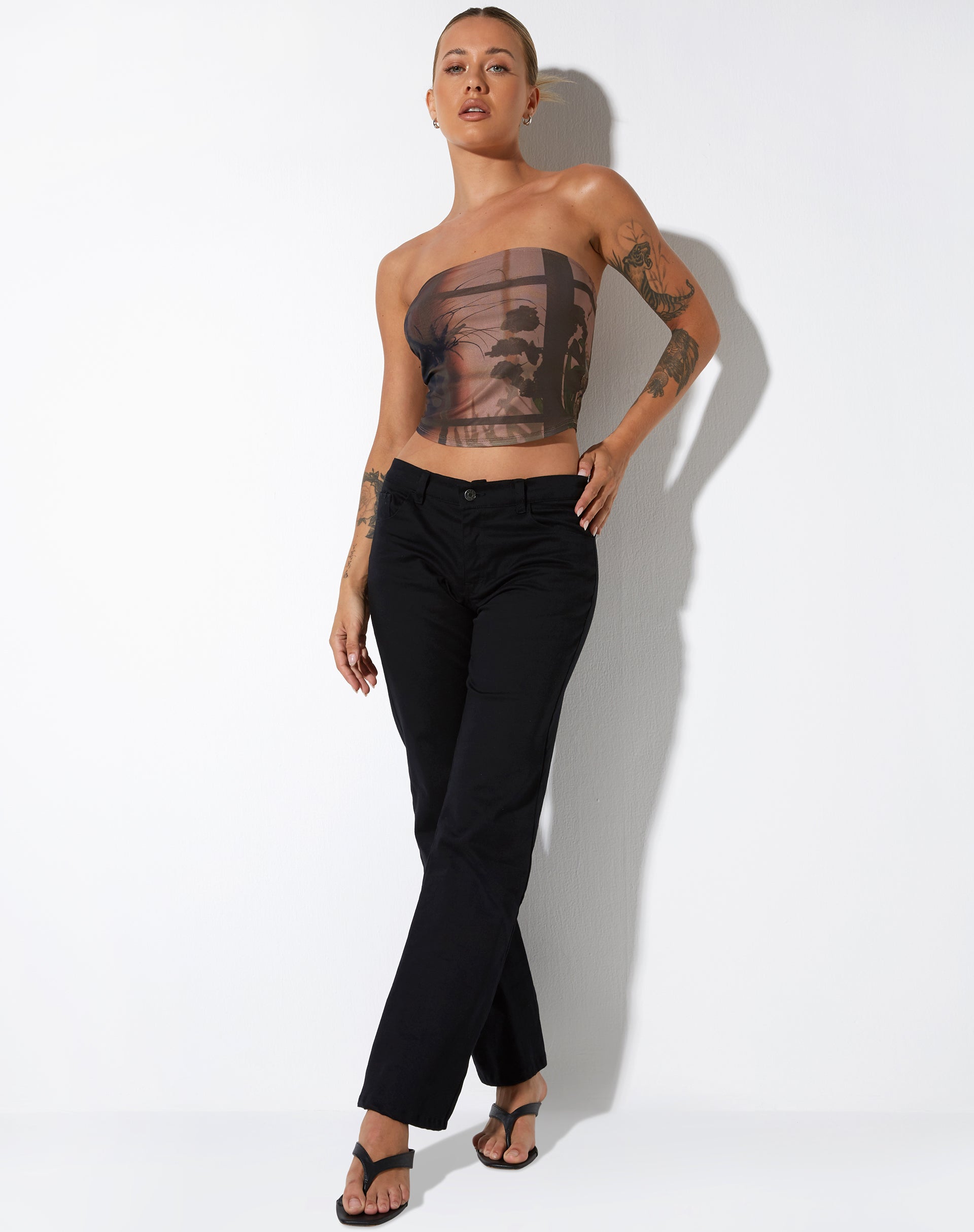 imagen de Iggy Crop Top en Photo Brown