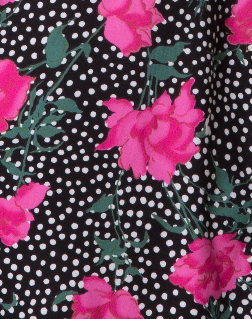 Imagen del vestido Ihza Tea Dress in Paradise Polka