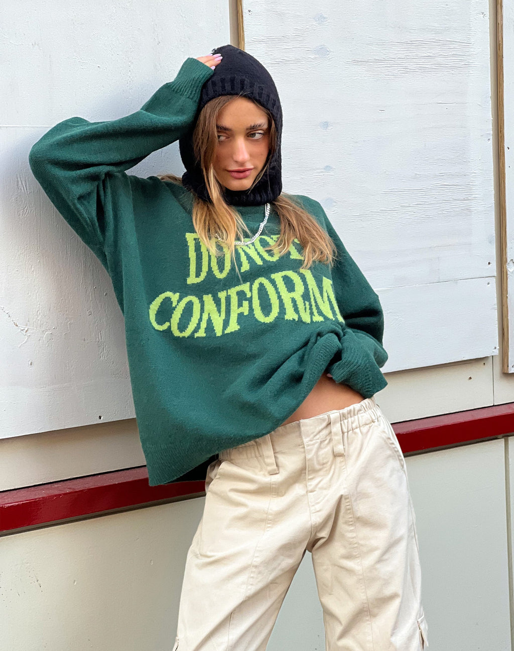 Jersey Jamin verde "No Conforme