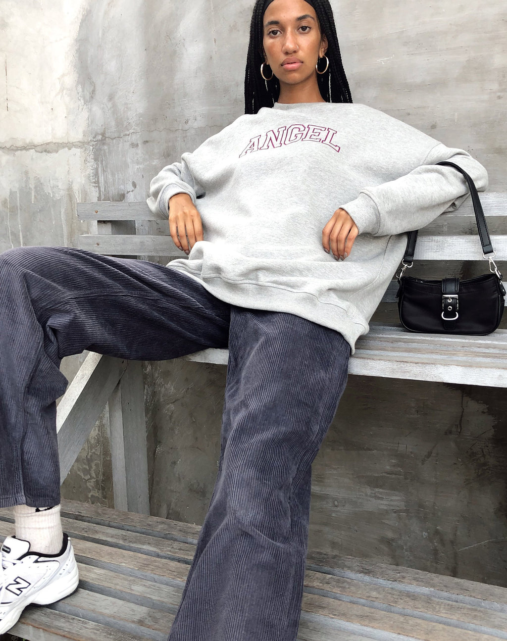 Sudadera Glo en Grismarl 'Angel' Embro en Borgoña