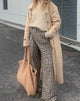 Imagen de Yeva Pantalones en 40s Check Tan