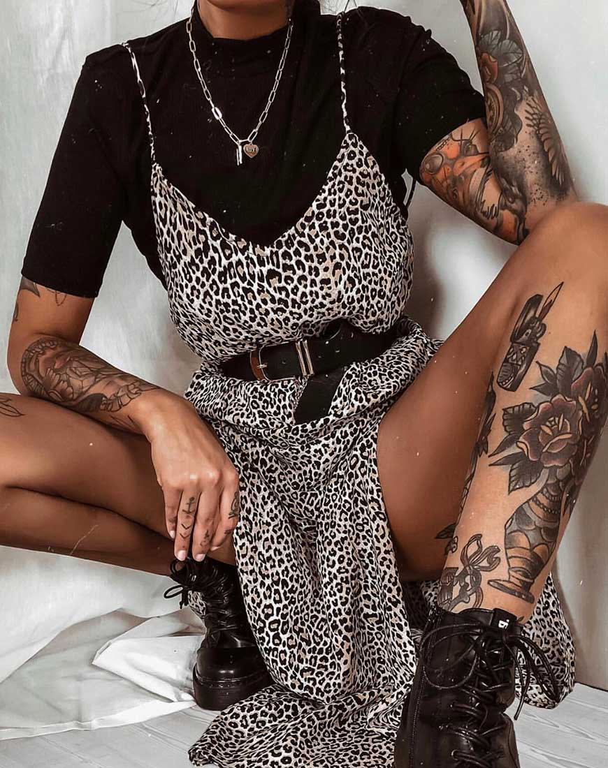 Imagen de Hime Maxi Dress in Rar Leopard