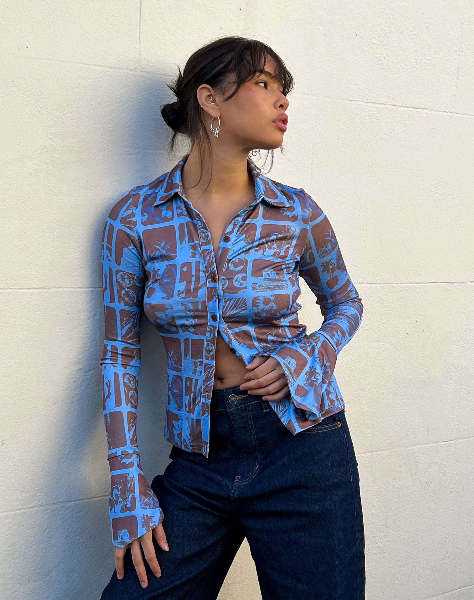 imagen de la camisa Keani en Photographic Blue