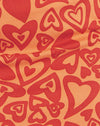  Retro Heart Naranja