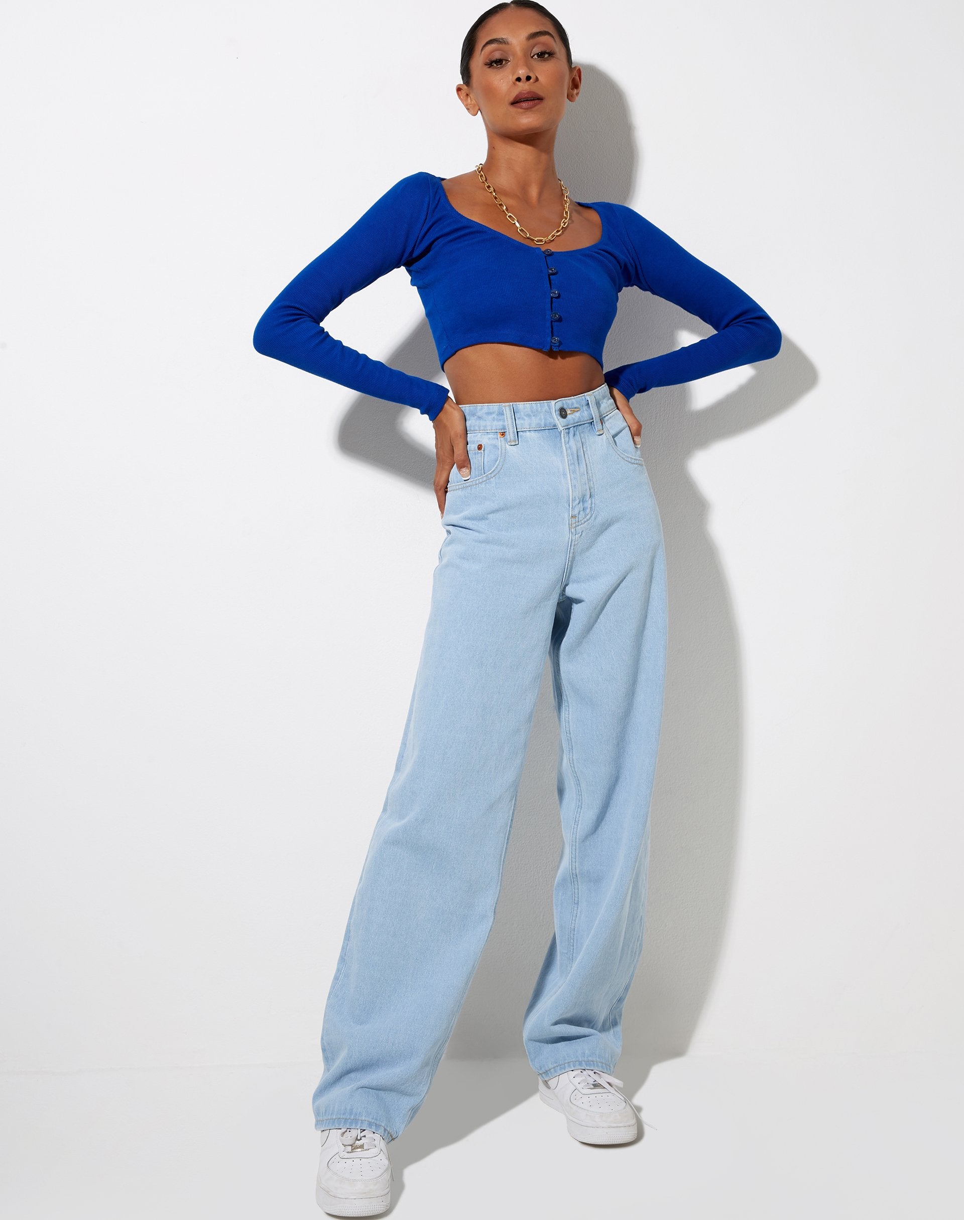 Imagen de Ineke Crop Top en cobalto