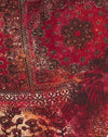 Paisley abstracto rojo