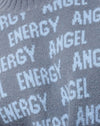 Gris suave y azul empolvado Angel Energy