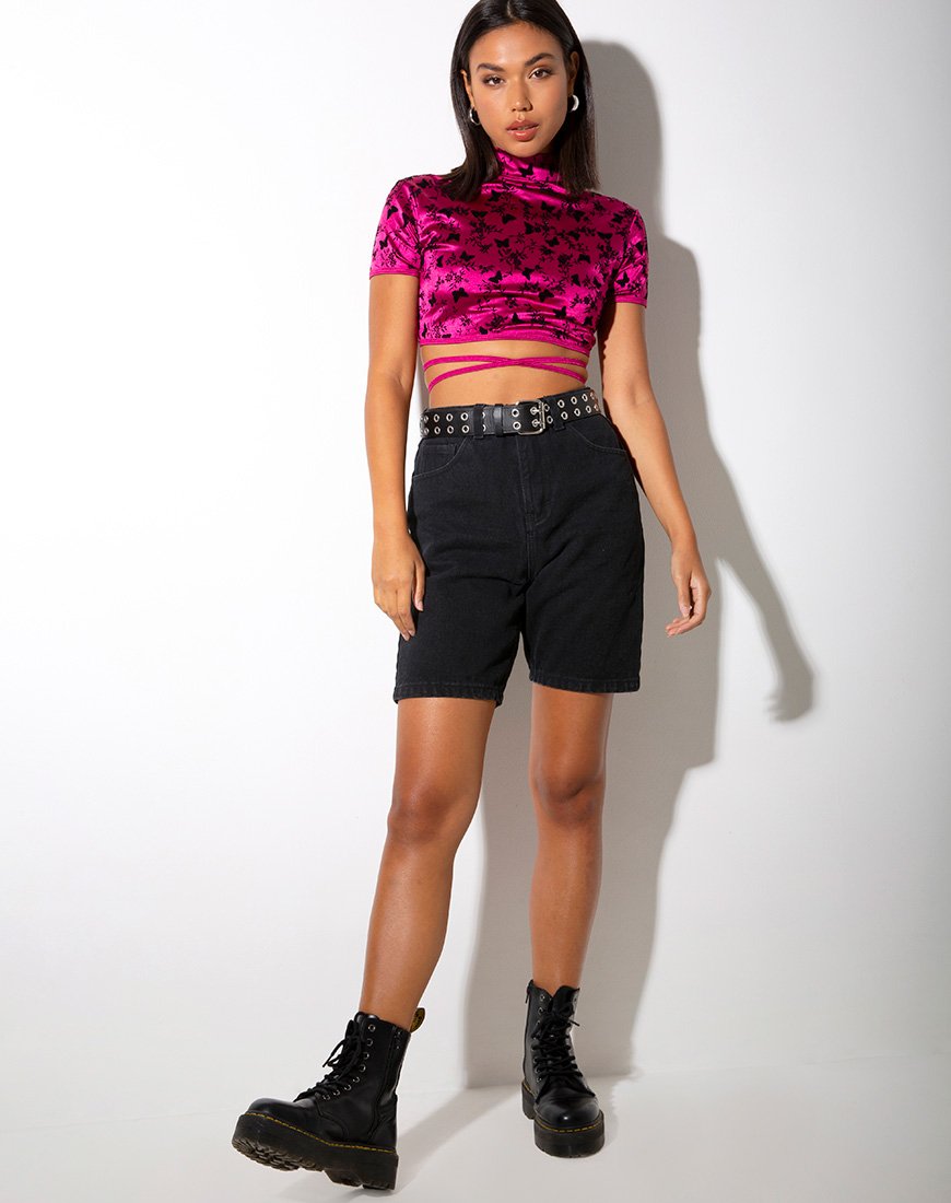 Imagen de Jacki Crop Top en Butterfly Bloom Rosa