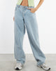 imagen de Low Rise Parallel Jeans en Light Wash Blue