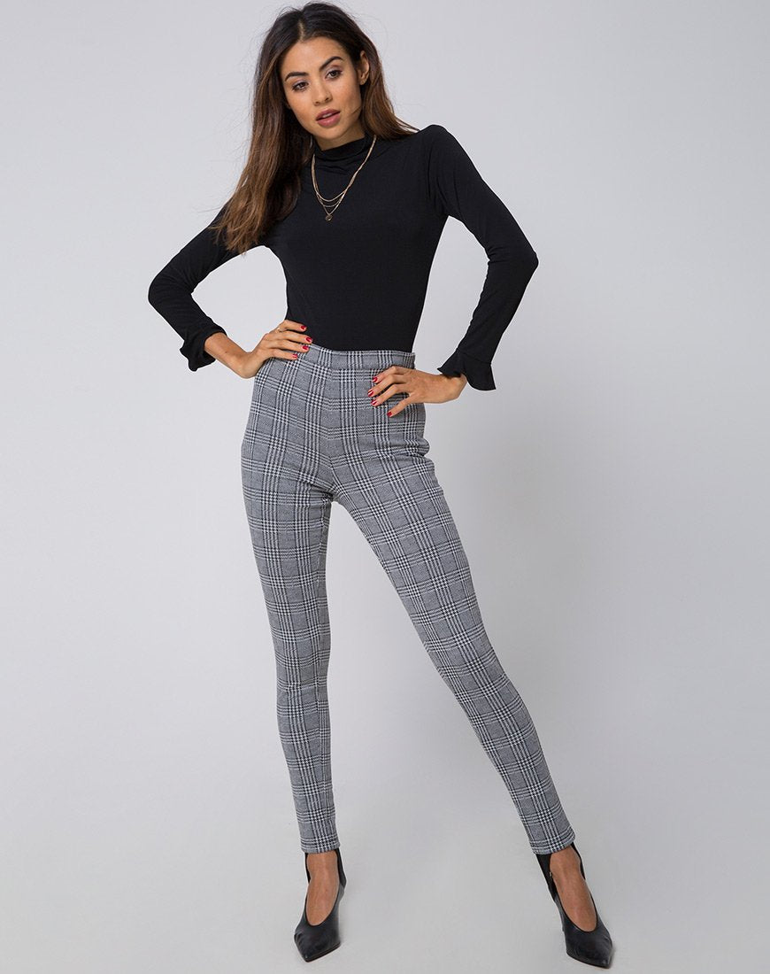 Pantalón Jada de Charles Check Gris
