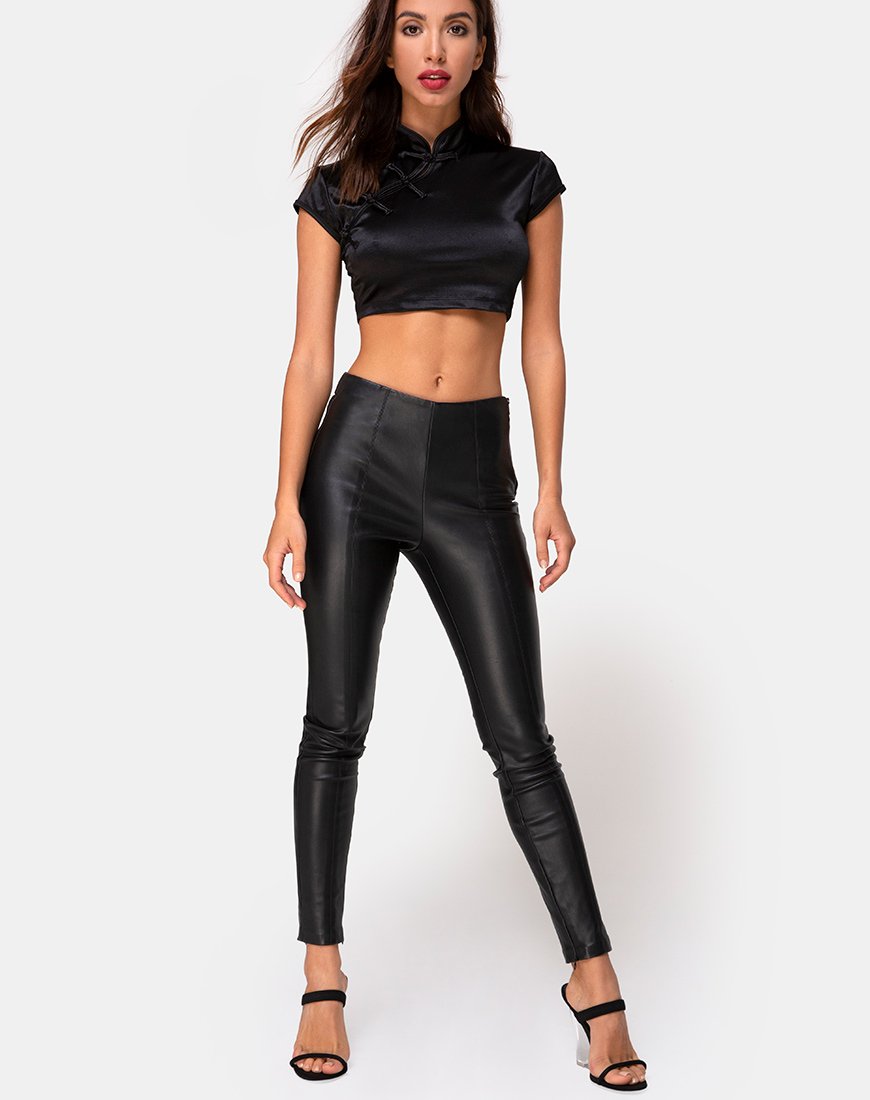 Imagen de Jakina Top en Spandex Negro