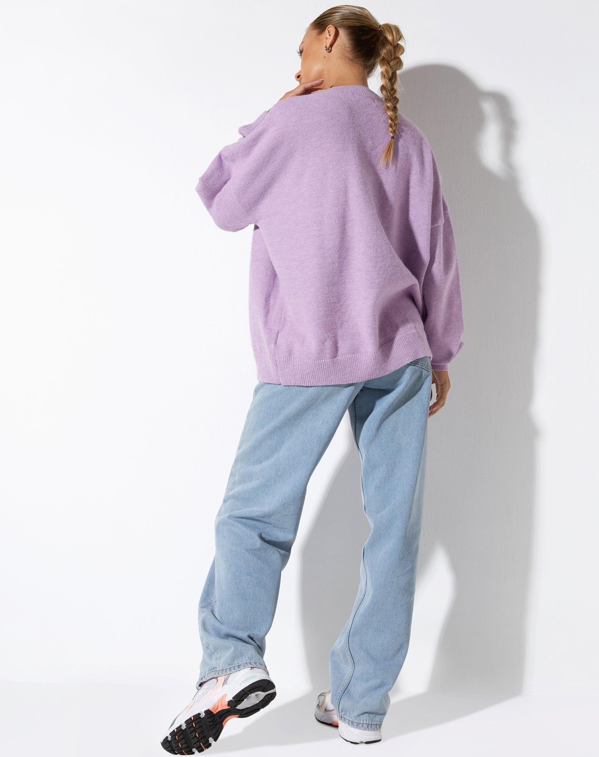 IMAGEN DE JAMIN Jumper de punto Lila See Ya