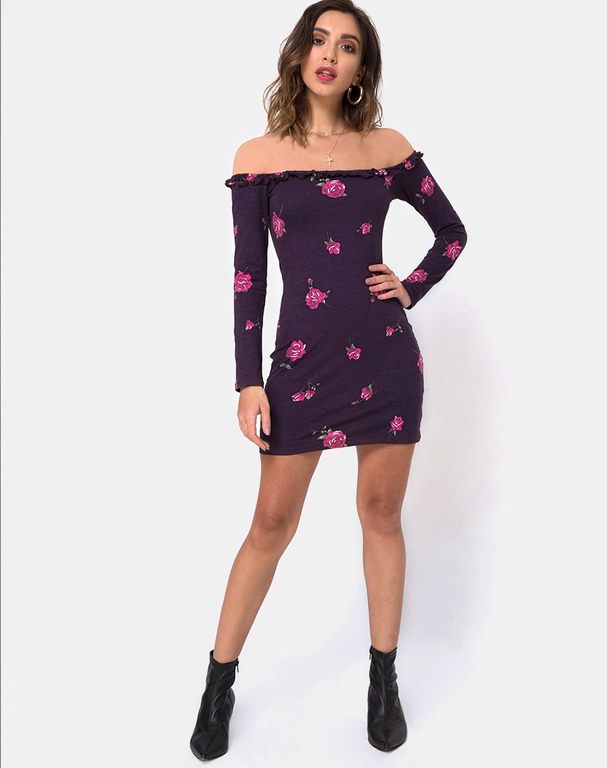 Imagen de Janelis Bodycon Dress in Evening Rose
