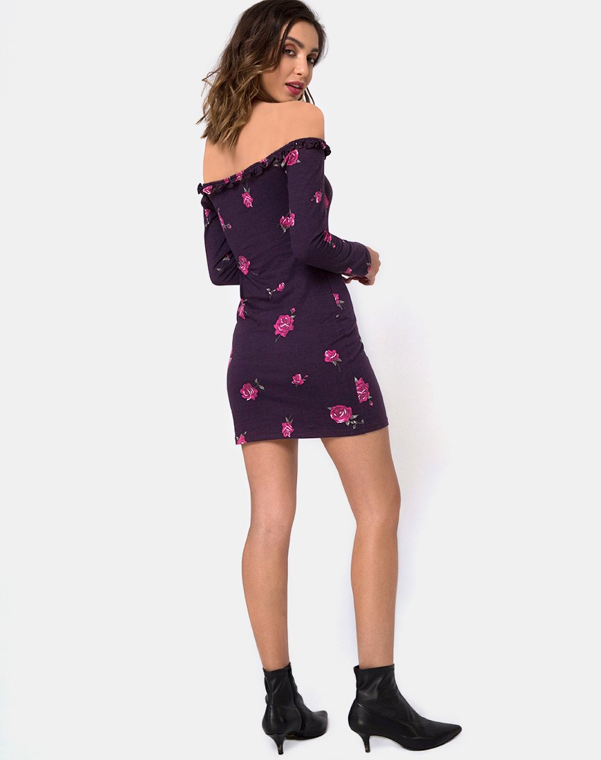Imagen de Janelis Bodycon Dress in Evening Rose
