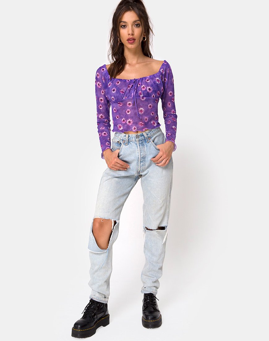 Imagen de Janina Top en Daisy Daze Morado