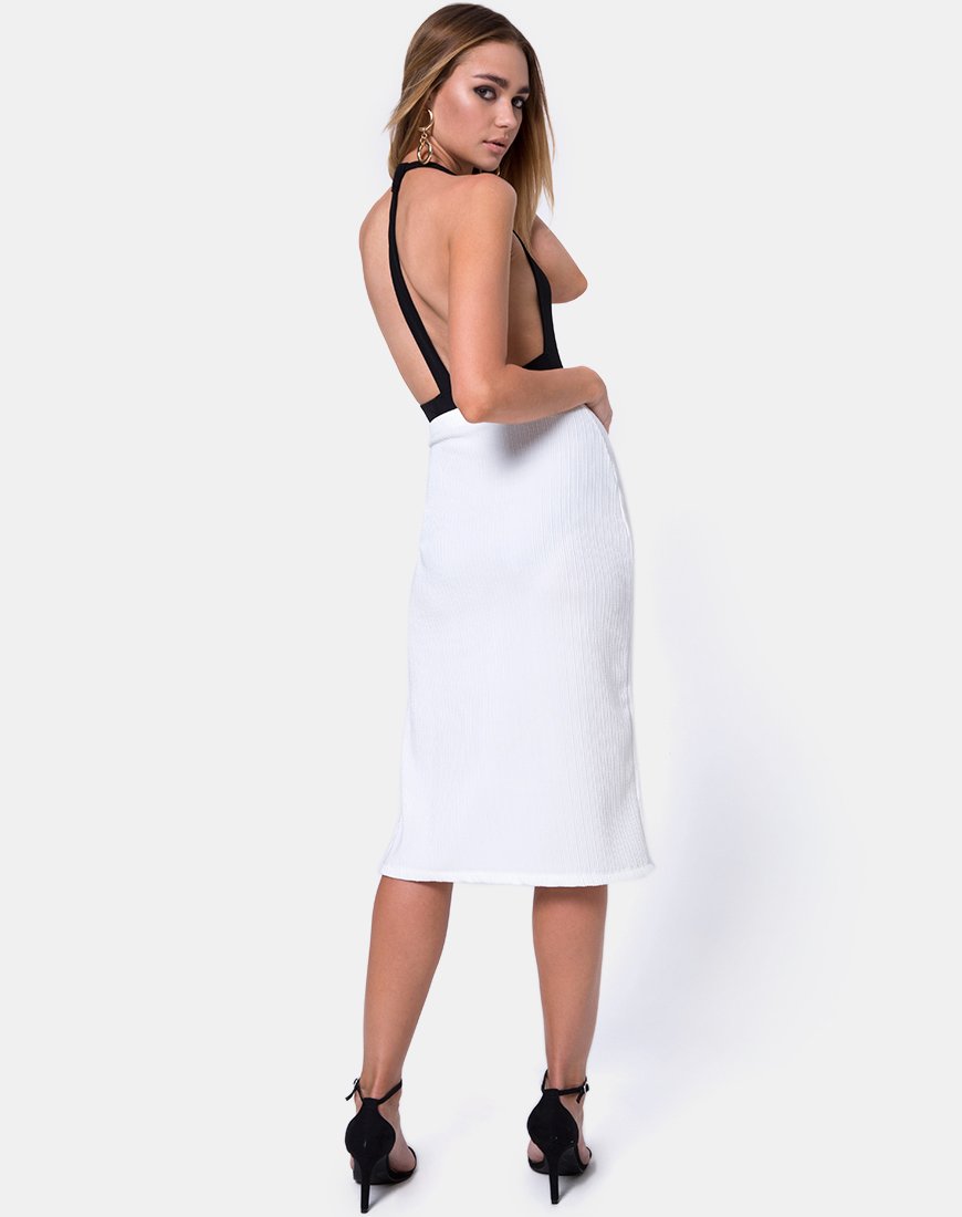 Imagen de Jasmine Falda en Multi Rib Marfil