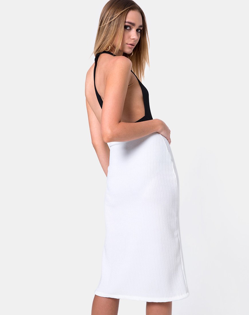 Imagen de Jasmine Falda en Multi Rib Marfil