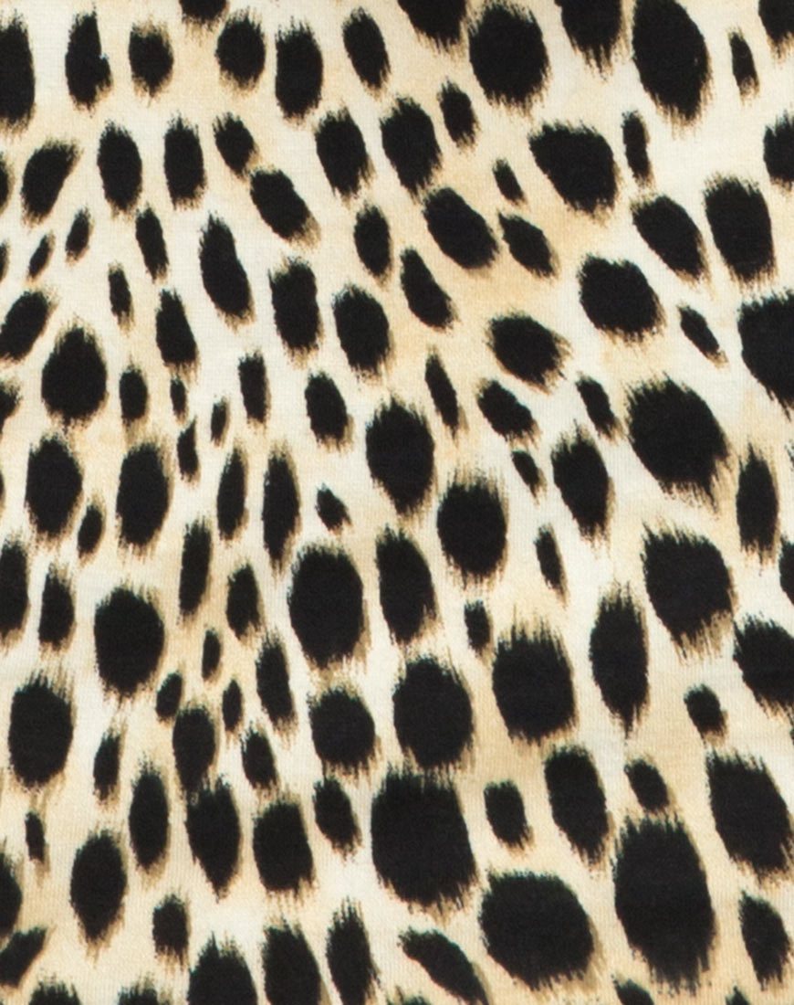 Imagen de Jazzie Off the Shoulder Dress in Cheetah