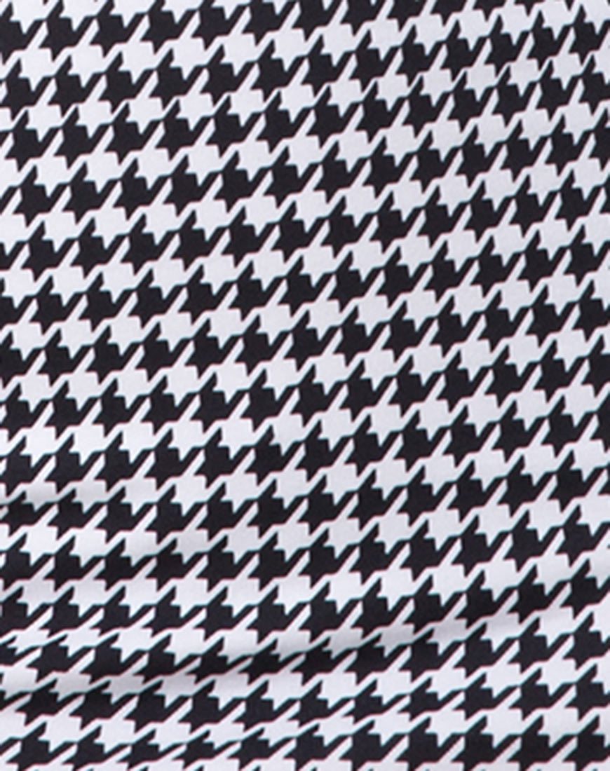 Imagen de Jazzie Off The Shoulder Dress in Dogtooth