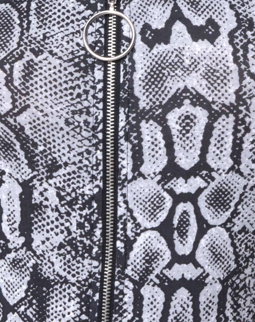 Imagen del minivestido Jedrie de serpiente