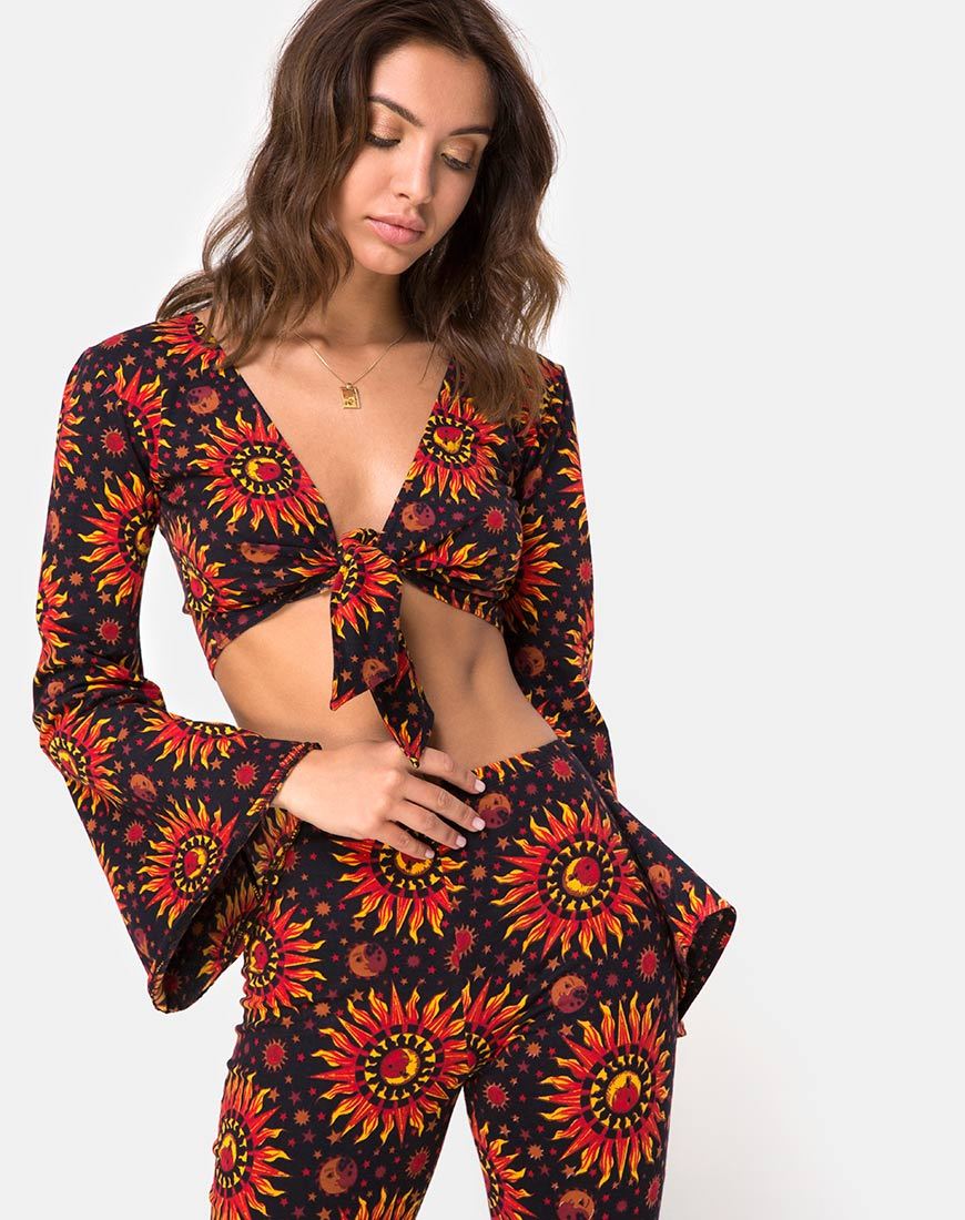 Espha Crop Top en Hot Sun X Princess Polly