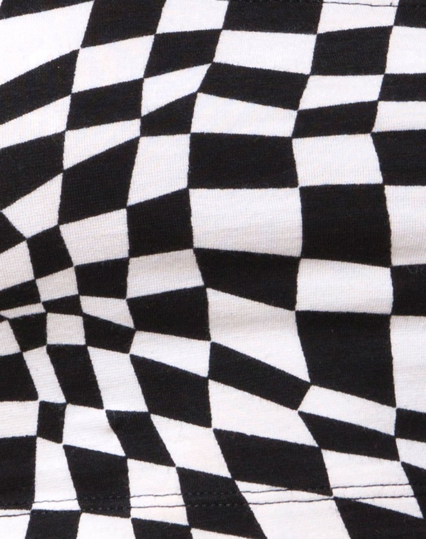 Imagen de Jeevan Twinset en bandera cuadrada en blanco y negro