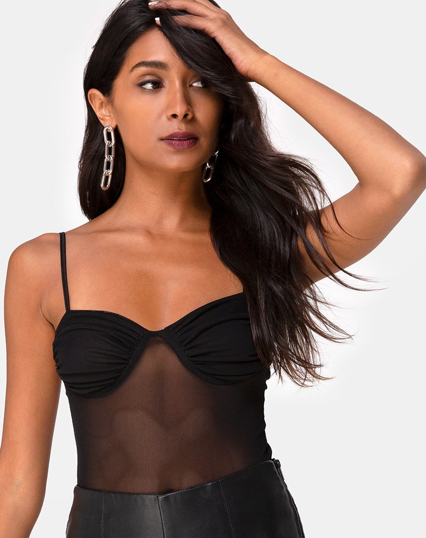 Jelita Corpiño de Red Negro