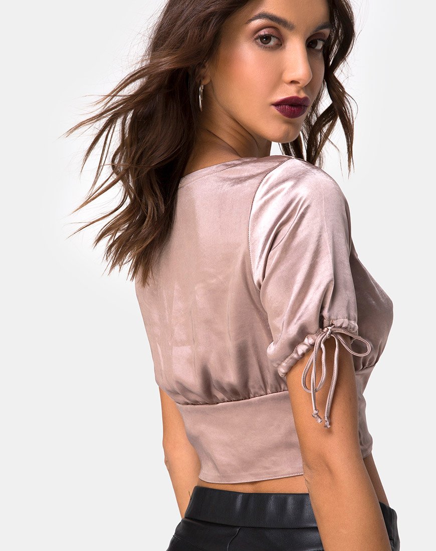Imagen de Jene Top en visón satinado