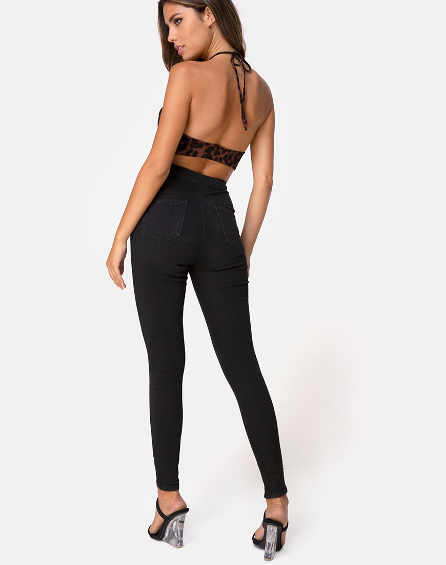 Imagen de Jeppa Bralette Top en Oversize Jaguar Marrón