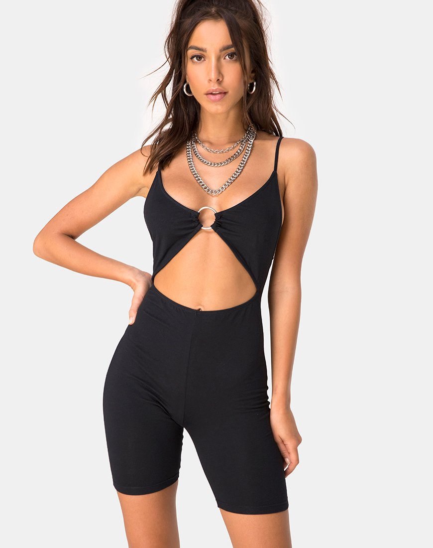 Jepu Unitard en negro