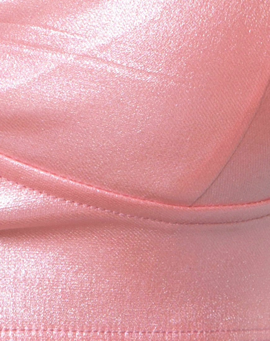Imagen de Jessie Bralet Rosa bebé metalizado brillante