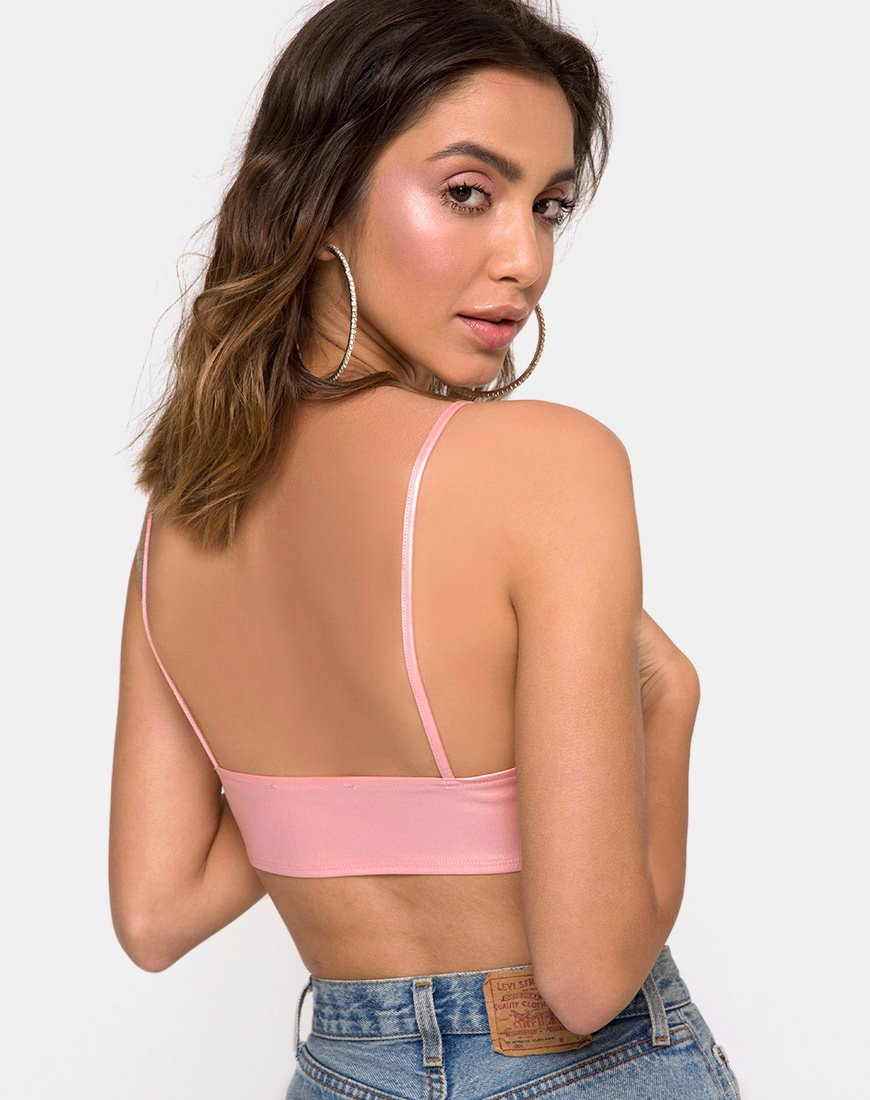 Imagen de Jessie Bralet Rosa bebé metalizado brillante