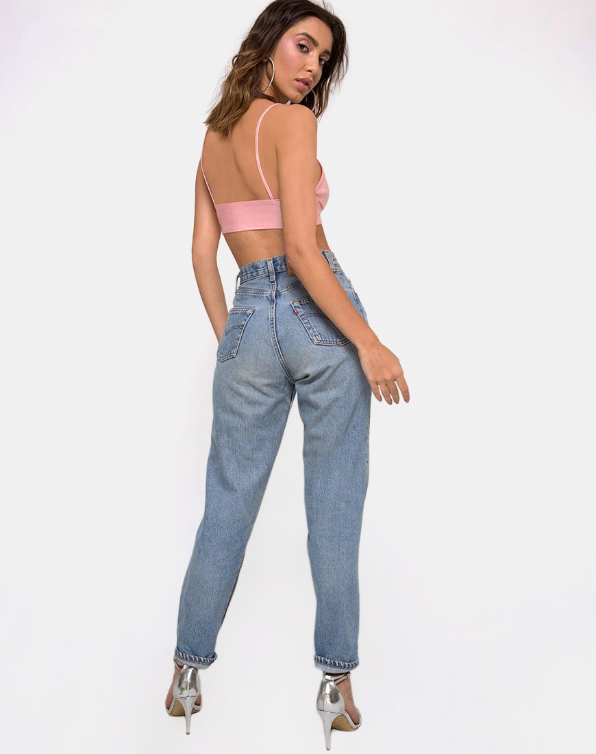 Imagen de Jessie Bralet Rosa bebé metalizado brillante