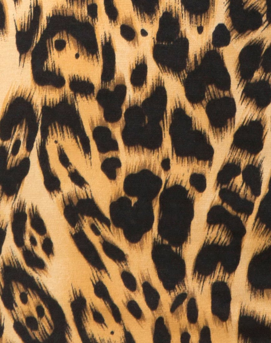 Imagen de Jezabel Cutout Dress in Leopard