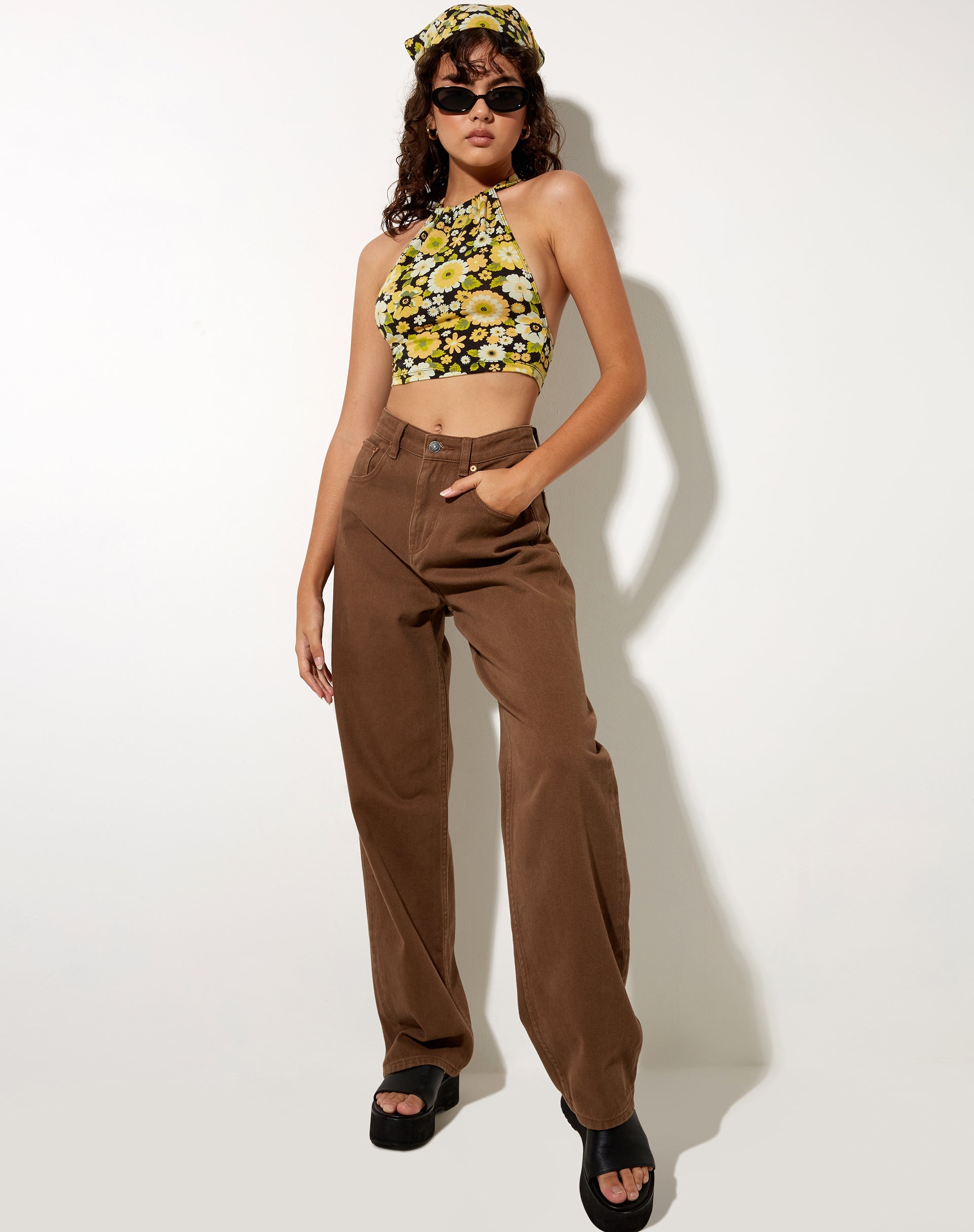 Imagen de Jica Crop Top en Retro Floral