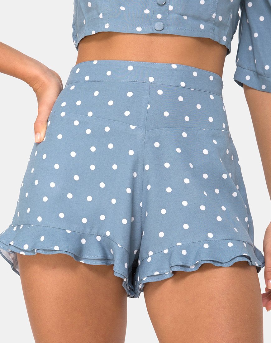Imagen de Jiro Short en Skater Polka Azul